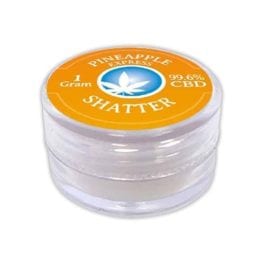 Pineapple Express CBD Shatter- 996mg 1 Gram