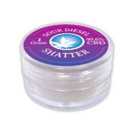 Sour Diesel CBD Shatter- 996mg 1 Gram