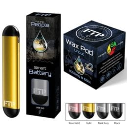 CBD For The People Uncut CBD Wax Pods Starter Kit – X2 750mg