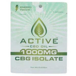 Active CBD CBG Isolate 1000mg