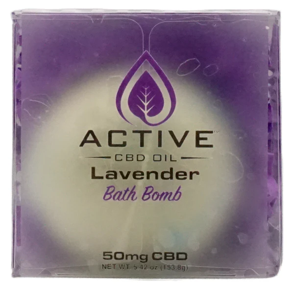 Active CBD oil Bath Bombs 50mg - LAVENDER