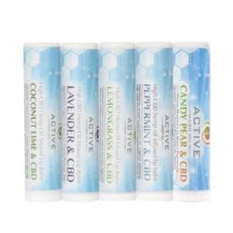 Active CBD Oil Infused Lip Balm – Choose From Multiple Flavors