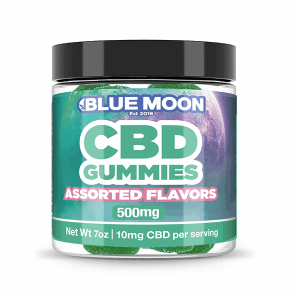 Blue Moon CBD Gummies – Assorted Gummies - 500mg