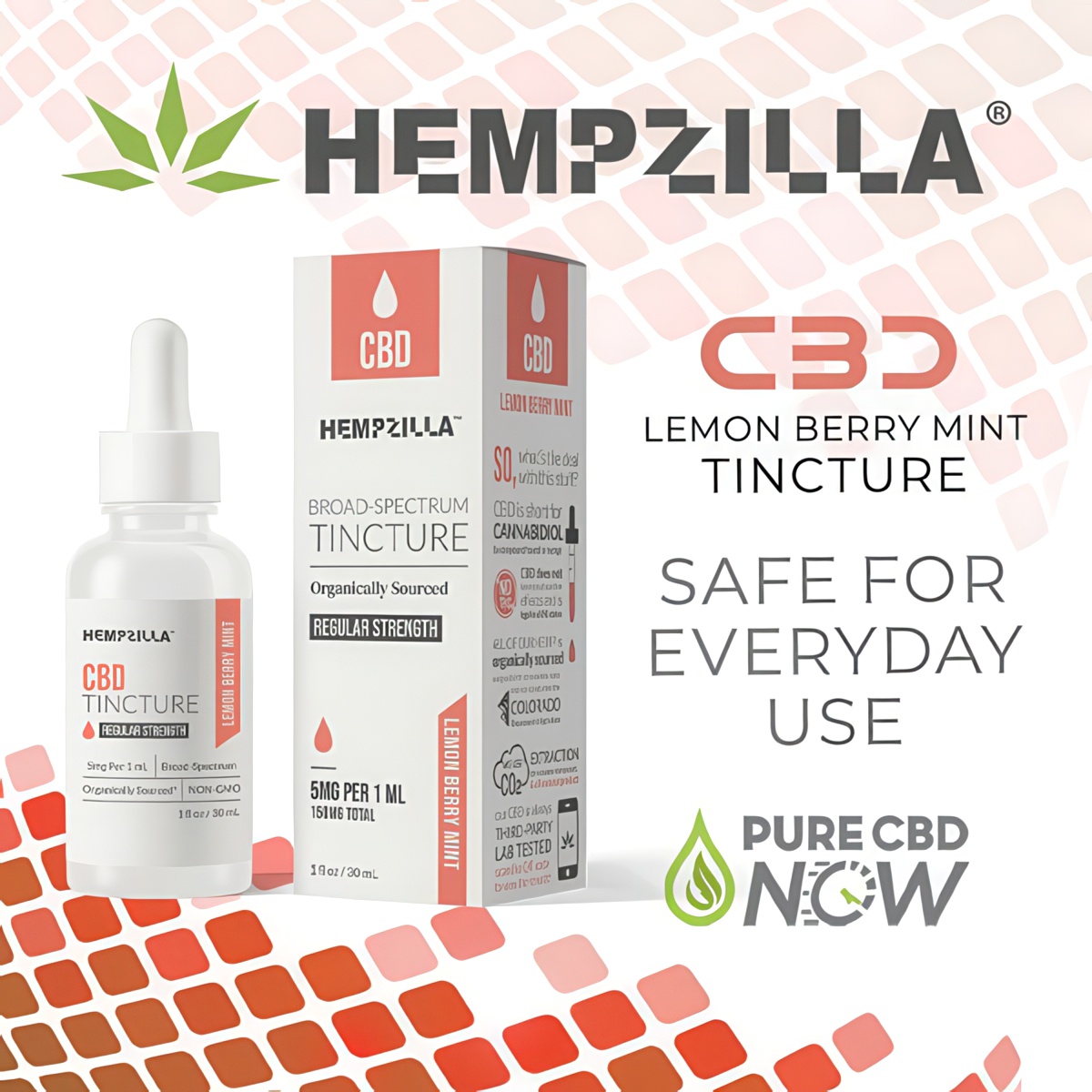 CBD Lemon Berry Mint Tincture