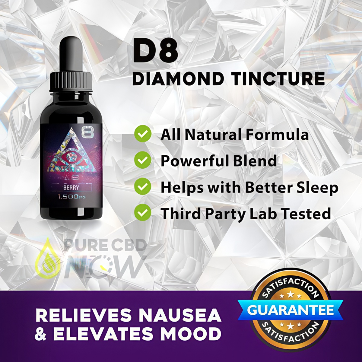 Buy iDelta8 Diamond Tincture Berry Flavor