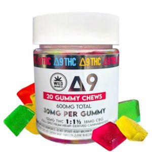 Delta-9 Fruity Gummy Chews 600mg