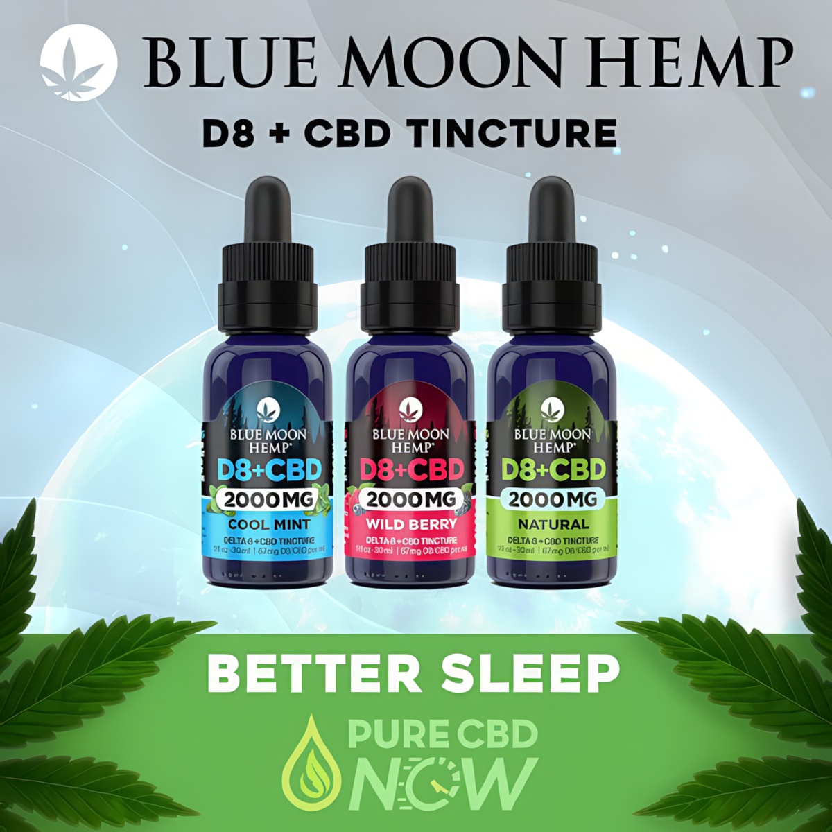 Buy Blue Moon Hemp D8 and CBD Tincture