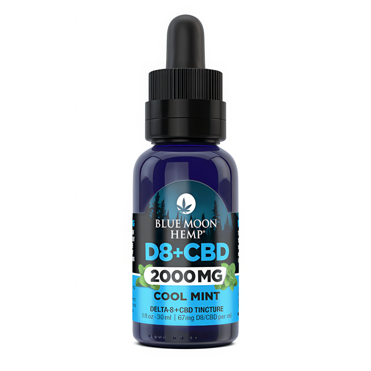 D8 and CBD Tincture Cool Mint