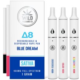 Delta 8 Rechargeable and Disposable Vape Pens 1 Gram or 900mg