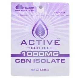 Active CBD Oil CBN Isolate 1000mg