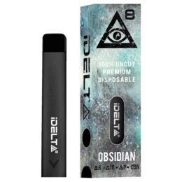 iDELTA 8 Premium Vape &ndash; Obsidian Disposable Vape Pen