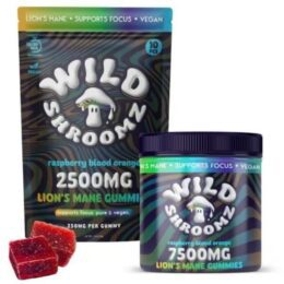 Wild Shroomz Mushroom + Delta 9 Gummies 2500mg or 7500mg
