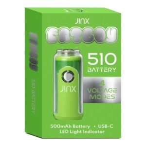 JINX FatBoy 510 500mAh Battery - Green color