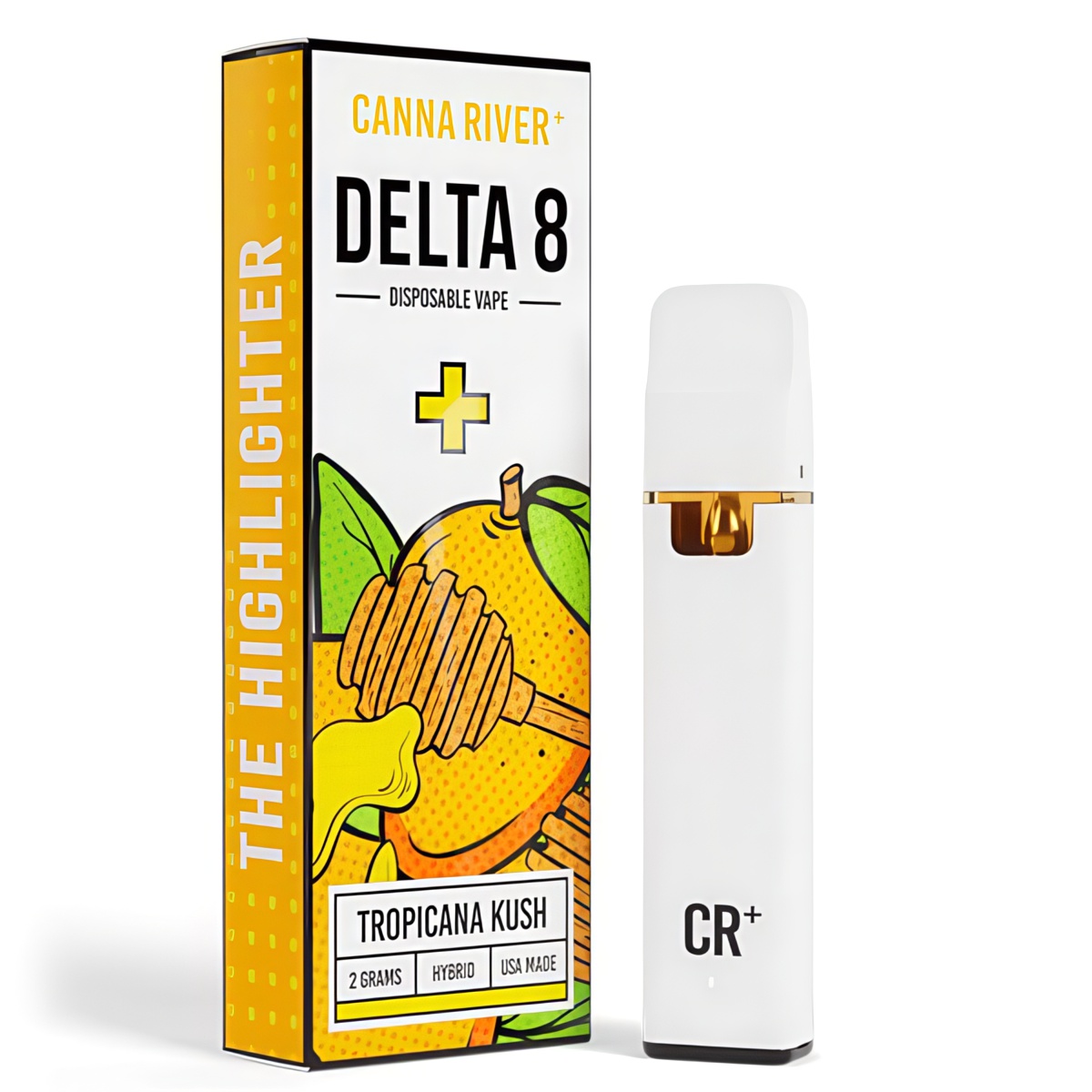 Canna River Highlighter Delta 8 Disposable 2G - Tropicana Kush (Hybrid)