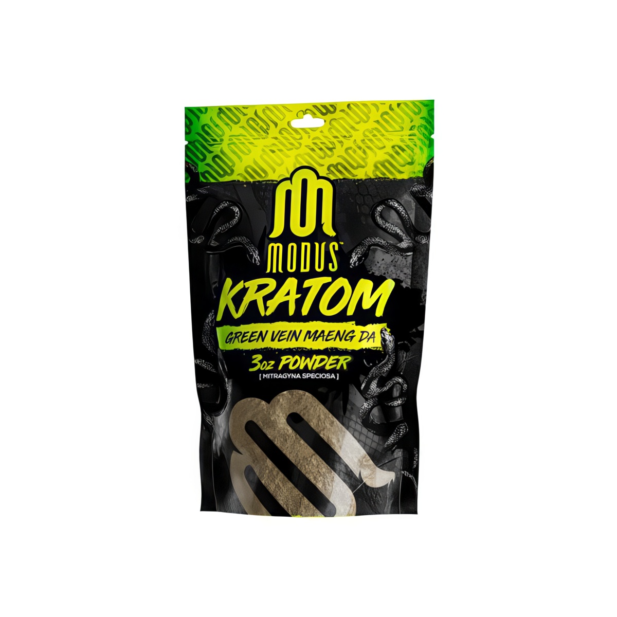 Modus Kratom Powder 3oz - Green Vein Maeng Da
