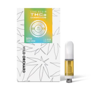 Wild Orchard Live Resin THCa Diamond 1.5G 510 Cart - Trainwreck