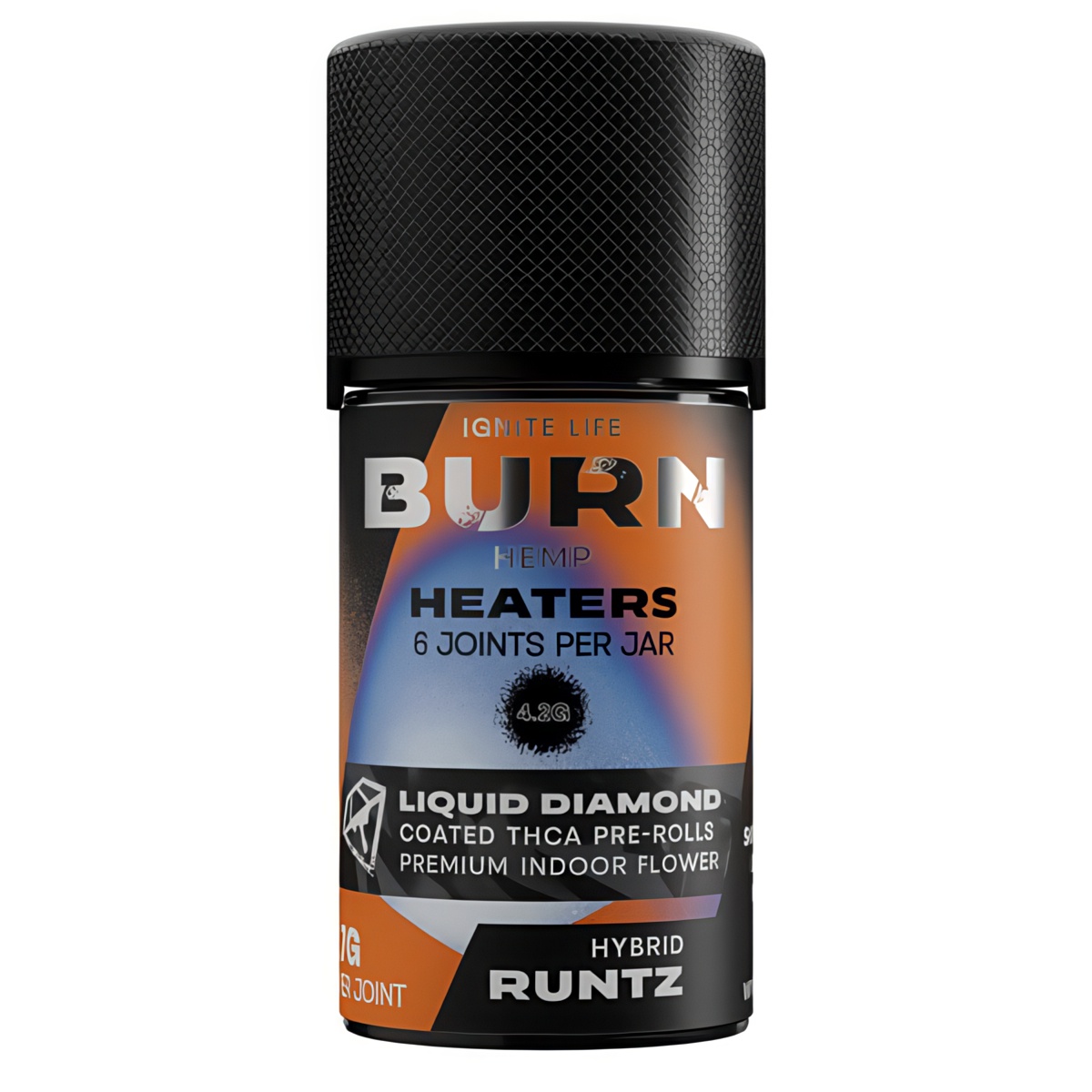 Burn Hemp THC-A Heaters 4.2G Strain: Runtz (Hybrid)