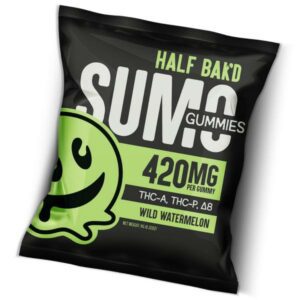 Half Bak'd Sumo Gummies 420mg | 2pk: Wild Watermelon