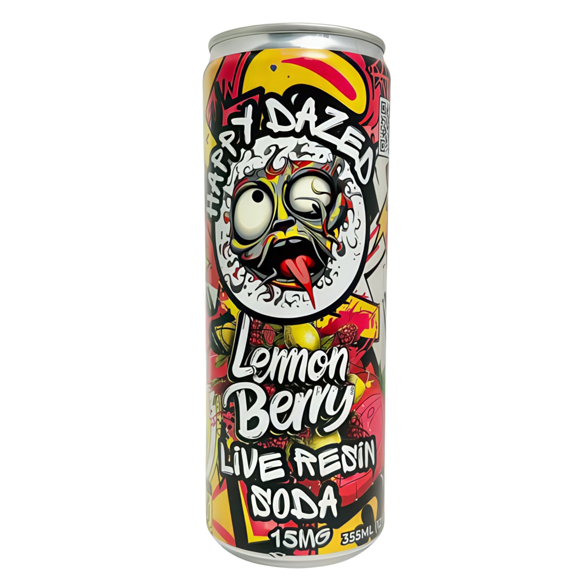 Happy Dazed Live Resin Soda Lemon Berry 12oz