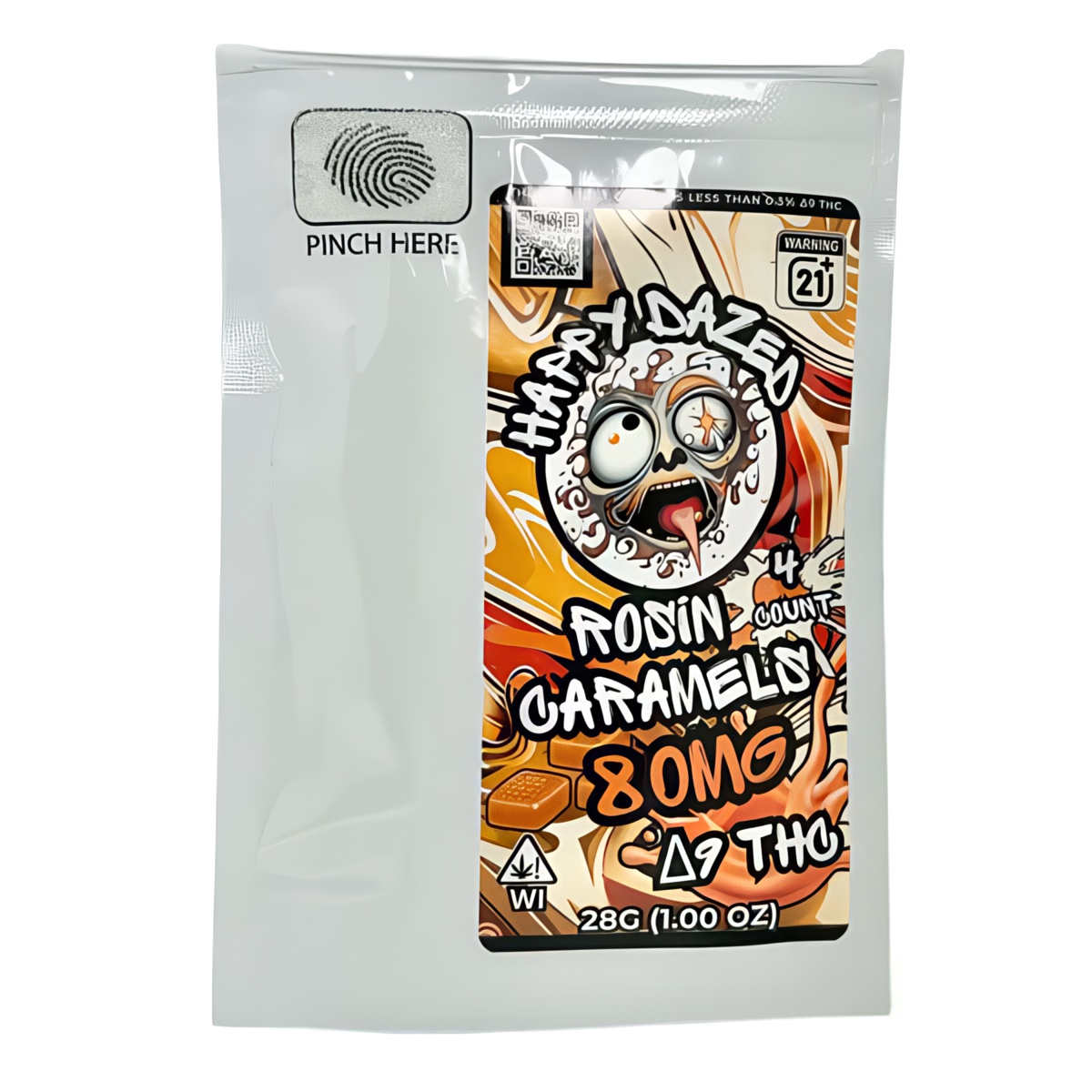 Happy Dazed Rosin Caramels 4ct