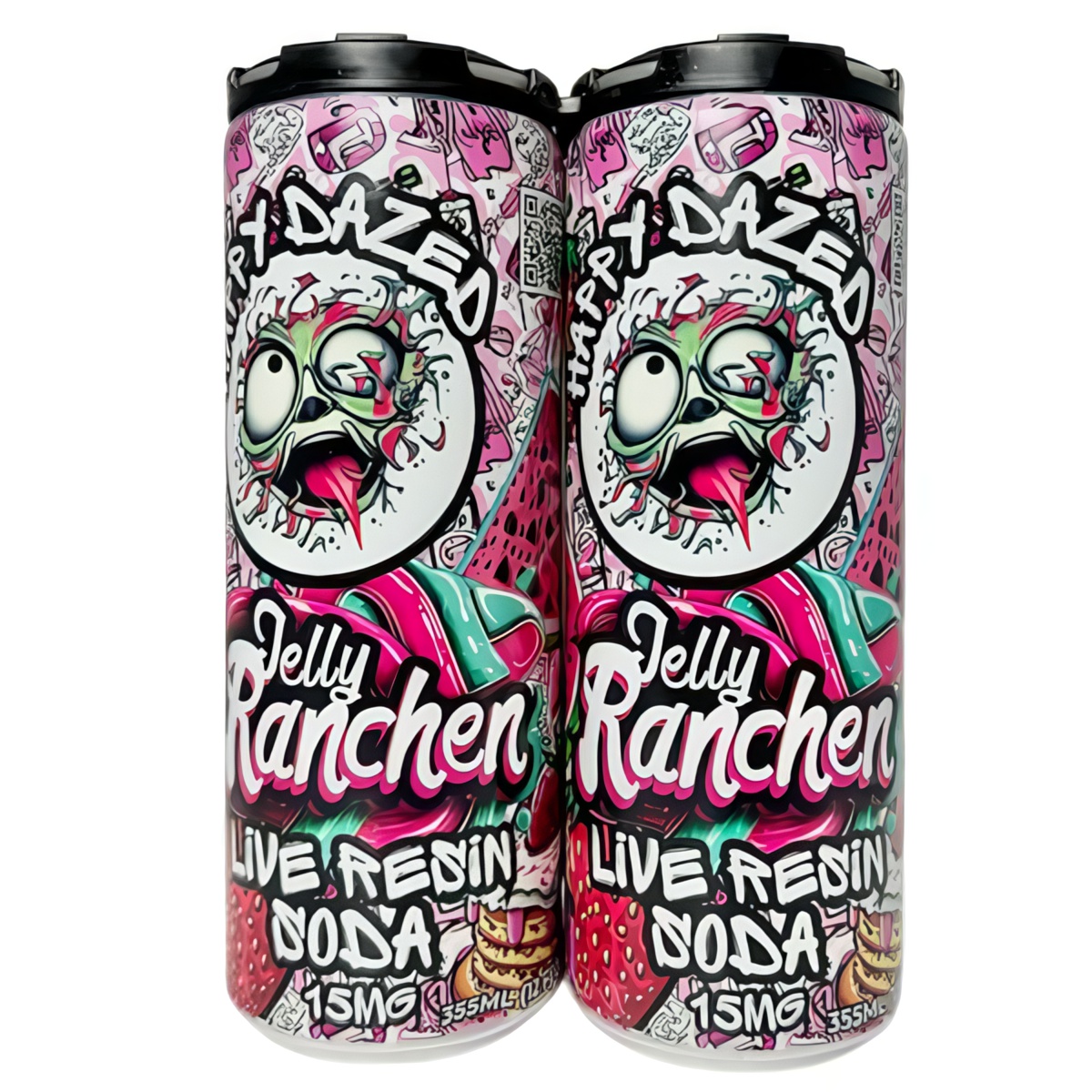 Happy Dazed Live Resin Soda 4-pack - Jelly Rancher