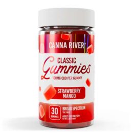 Canna River⁺ Broad Spectrum Classic CBD Gummies – 100mg Per Gummy