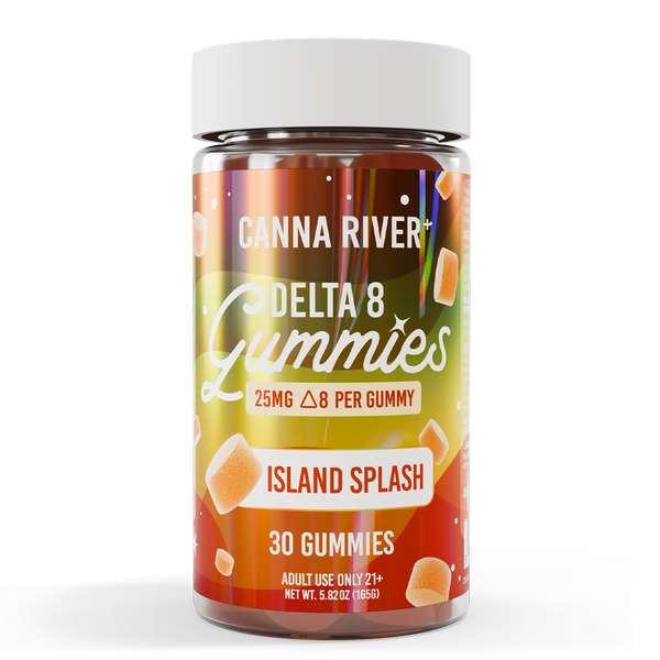 Canna River⁺ Delta 8 Gummies 30 Count - Island Splash
