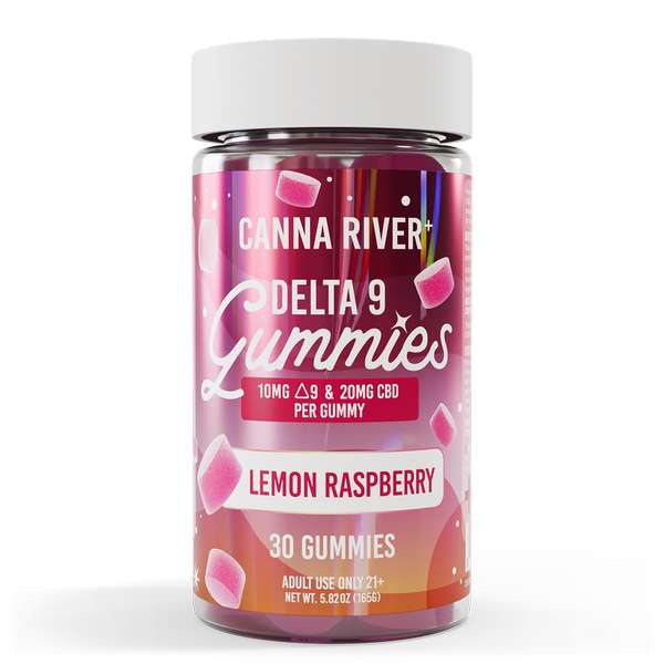 Canna River⁺ Delta 9 Gummies 30 Count - Lemon Raspberry