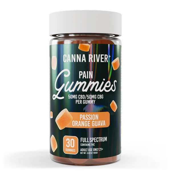 Canna River⁺ Full Spectrum Pain CBD Gummies 30 Count - Pink Watermelon