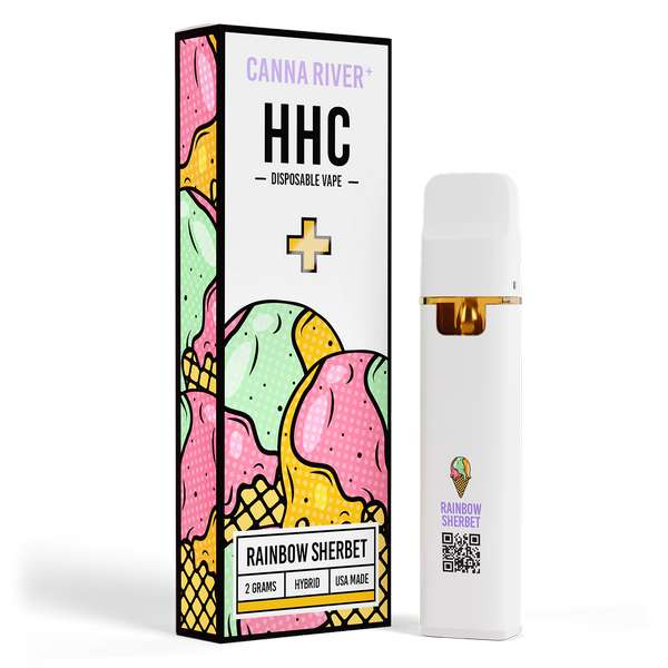 Canna River⁺ HHC Disposable 2 Gram - Rainbow Sherbet (Hybrid)