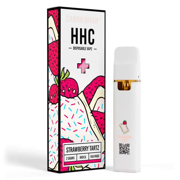 Canna River⁺ HHC Disposable 2 Gram - Strawberry Tartz (Indica)