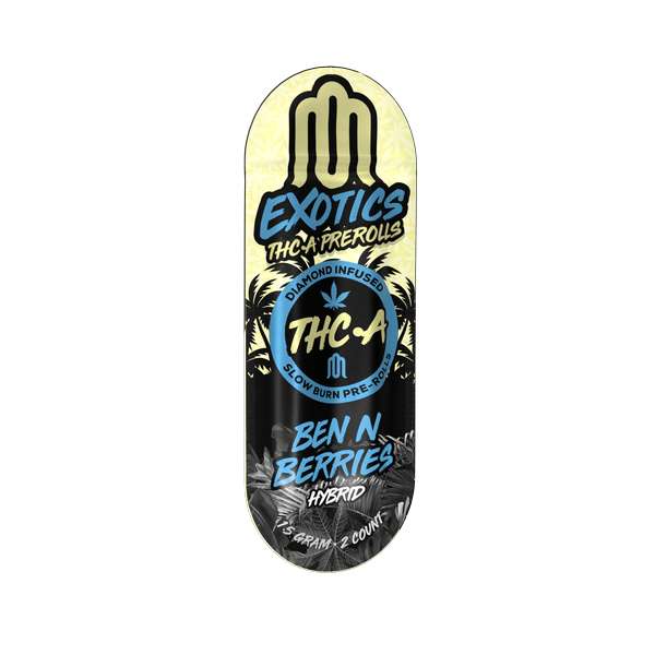Modus Exotics THC-A Prerolls 1.5g | 2ct - Ben N Berries (Hybrid)