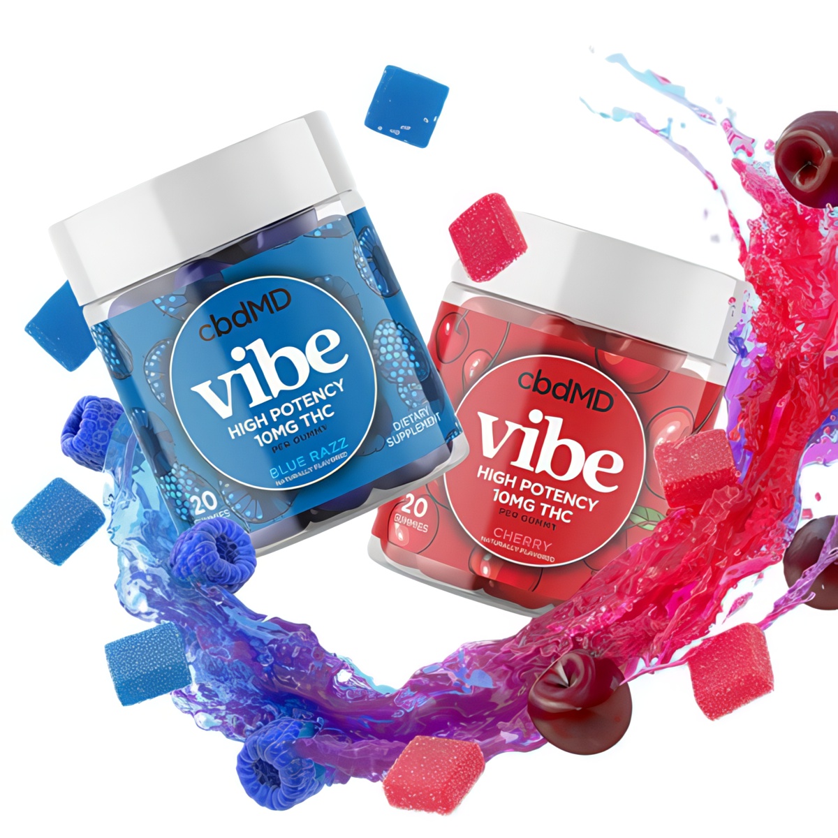 cbdMD Delta 9 THC Gummies 20 Count