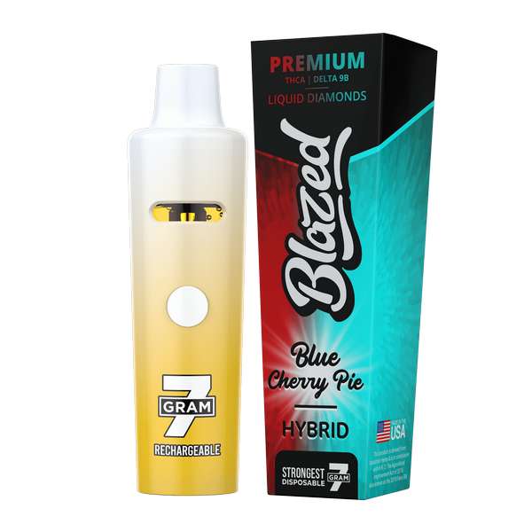 Binoid Blazed Rechargeable Disposables 7000mg THCA + Delta 9B - Blue Cherry Pie (Hybrid)