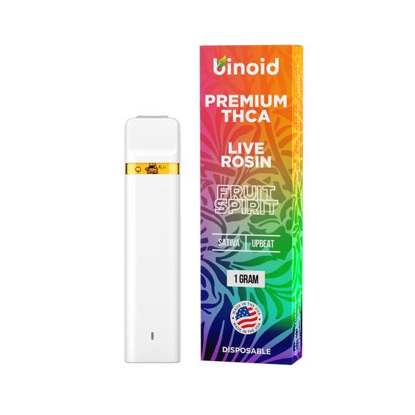Binoid THC-A Live Rosin Disposable Vapes 1 Gram - Fruit Spirit (Sativa)
