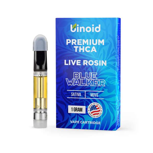 Binoid THC-A Vape Live Rosin Carts 1 Gram - Blue Walker (Sativa)