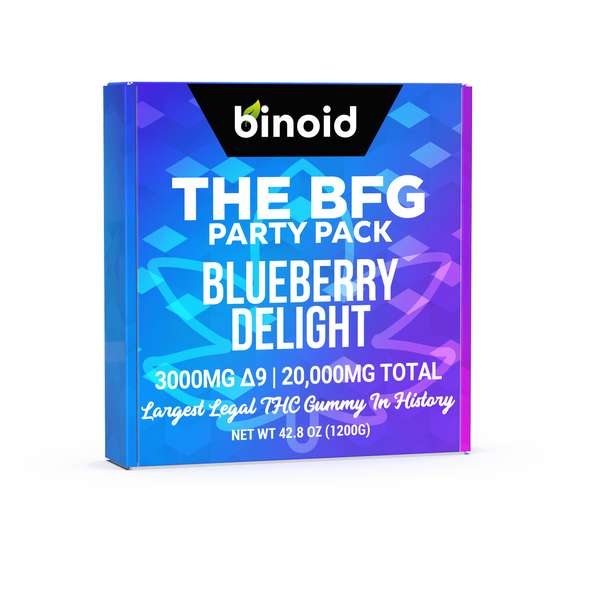 Binoid THE BFG Delta 9 THC Gummy 20,000mg - Blue Berry Delight