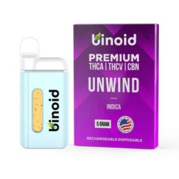 Binoid Premium Series Disposables 5000mg - Unwind (Sativa)