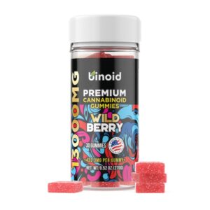 Binoid's Premium Gummies 13,000mg - Wild Berry