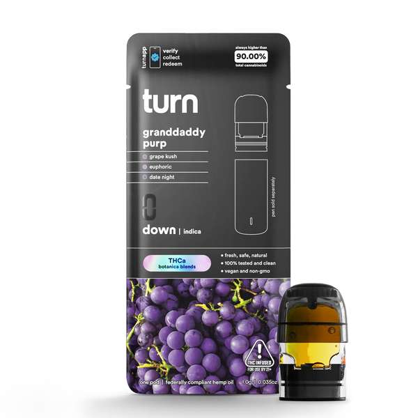 Turn Hemp Pods 1g - Granddaddy Purp