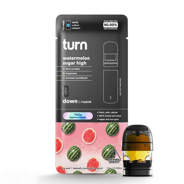Turn Hemp Pods 1g - Watermelon Sugar High
