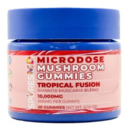 Microdose Mushroom Gummies 10,000mg (20ct) - Tropical Fusion
