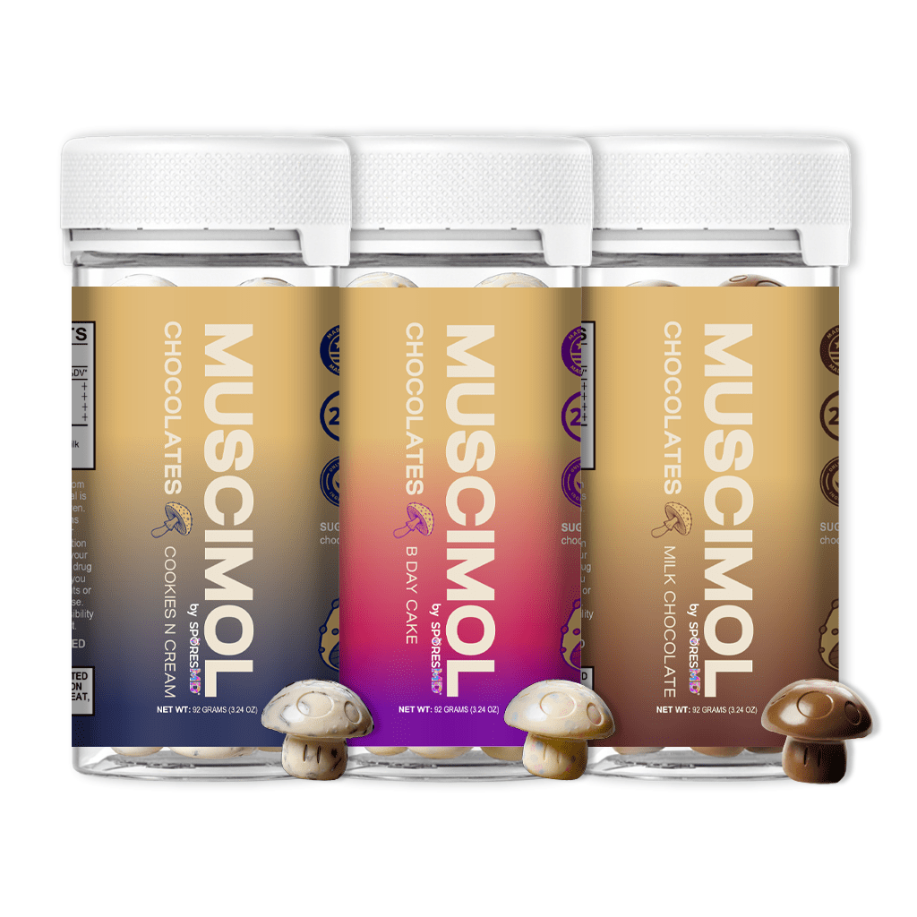 Muscimol Chocolates 15 Counts