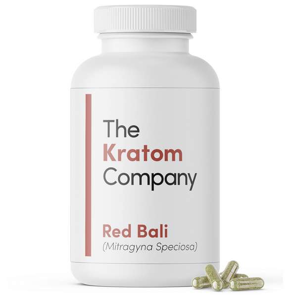Red Vein Bali Kratom Capsules 500ct