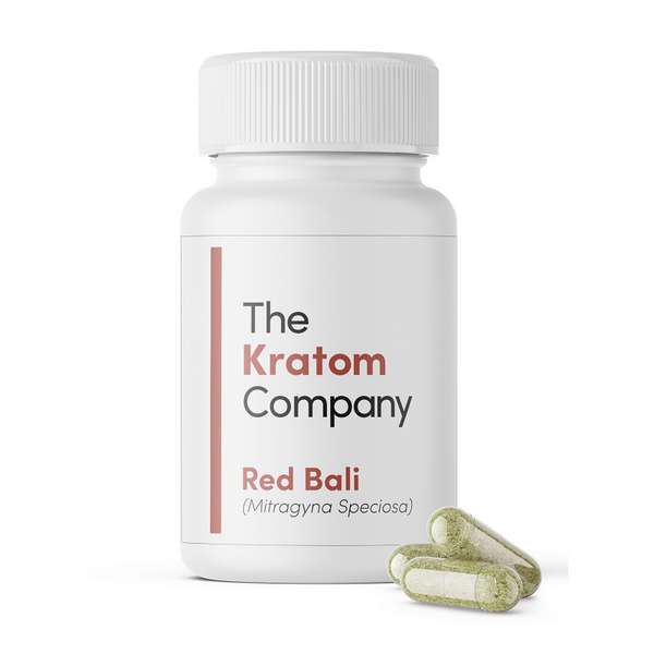 Red Vein Bali Kratom Capsules 75ct