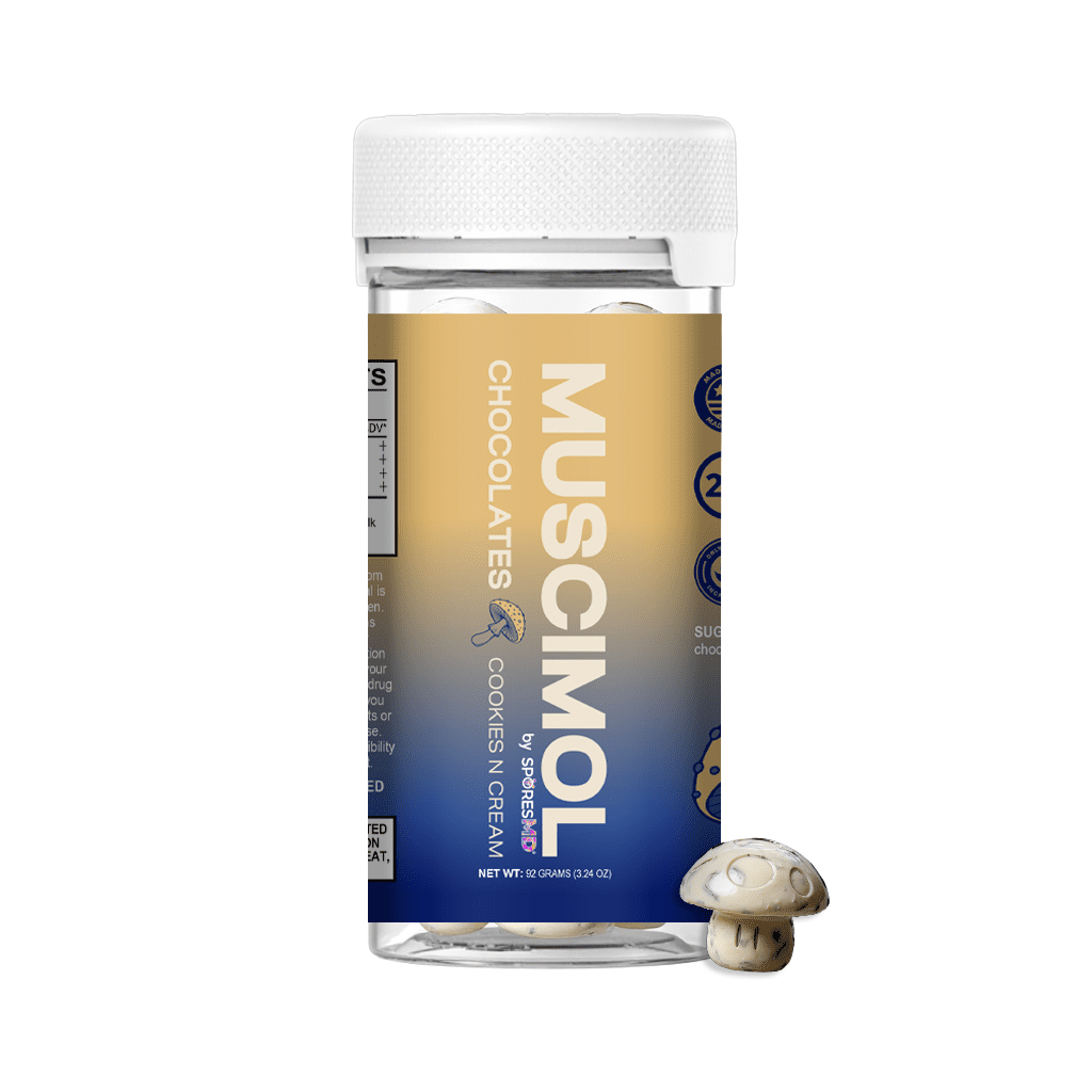 Muscimol Chocolates 15 Counts - Cookies N Cream