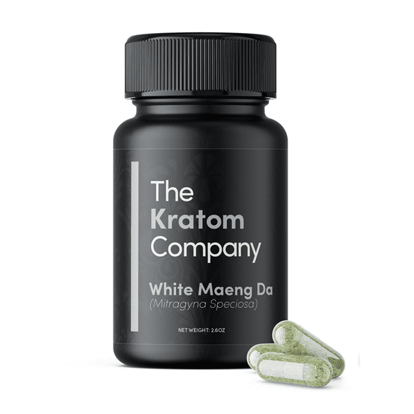 The Kratom Company - White Maeng Da Kratom Capsules