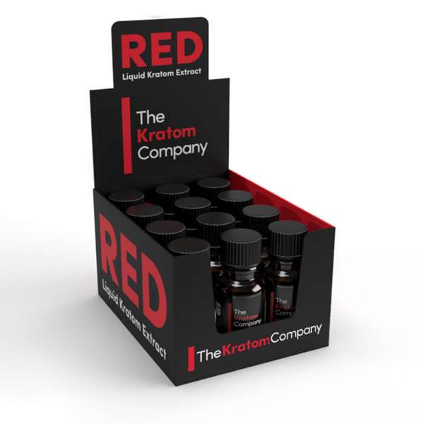 RED Liquid Kratom Extract 15ml - 12 pack