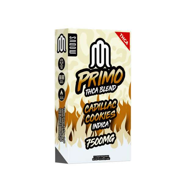 Modus Primo THCA Blend Disposable 7500mg - Cadillac Cookies (Indica)