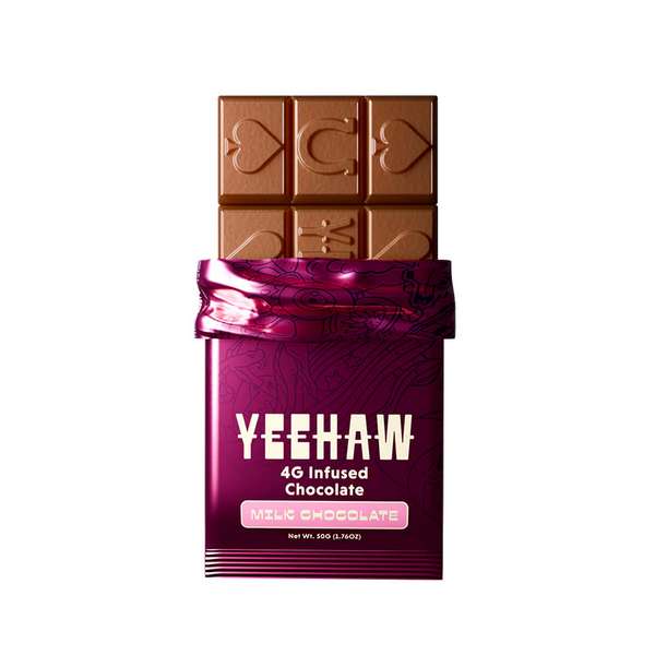 YEEHAW Infused Chocolate Bars - Milk Chocolate